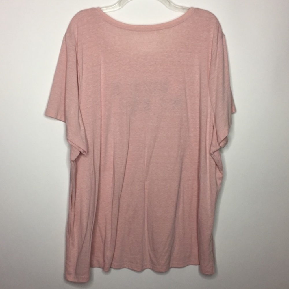 Lane Bryant Endless Weekend Graphic Tee Pink 26/28 - Picture 3 of 6